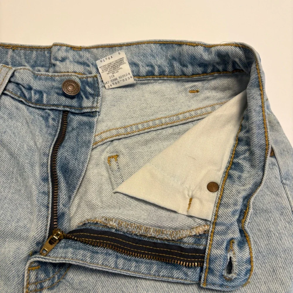 Levi's 550 Denim Shorts Mens 30 Light Wash Orange Tab Relaxed Fit Vintage 36550